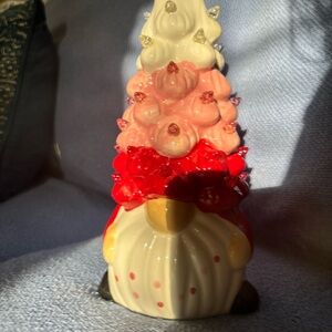 Ceramic Gnome with Colorful Hat